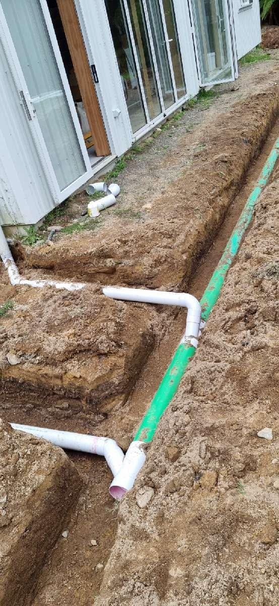 Hutchison Plumbing drainlaying work